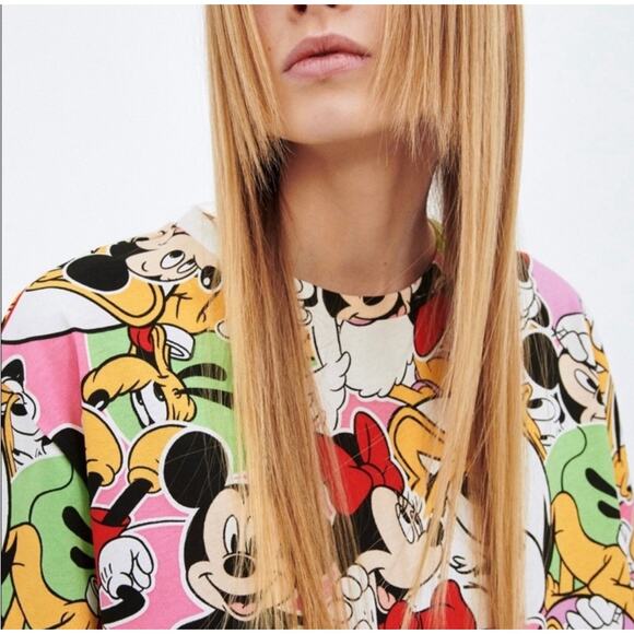 ZARA x Disney Mini Dress – Size Large – Mickey/Minnie Collab - Picture 1 of 6